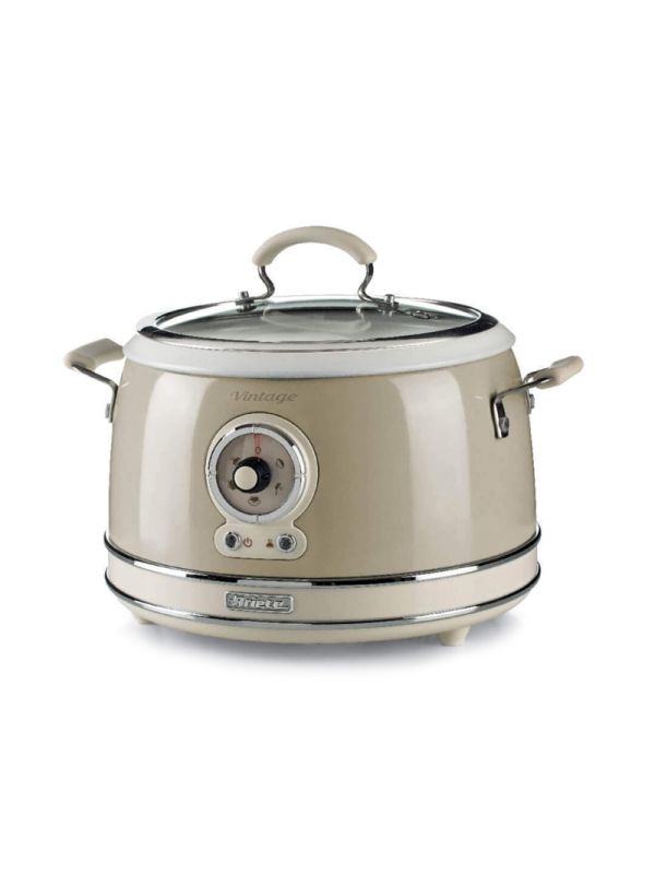 ARIETE CUOCIRISO VINTAGE BEIGE (2904/03) - 5 FUNZIONI COTTURA - 3.5LT (RISO 1.8LT) - 700W